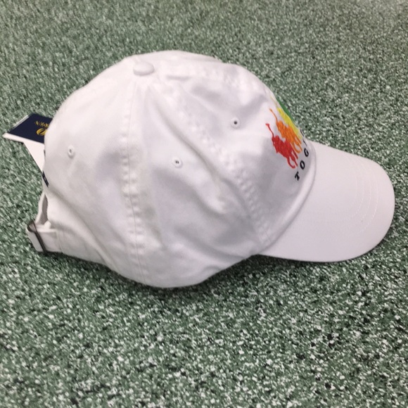 Polo Ralph Lauren Pride White Chino Adjustable Cap - Picture 13 of 15